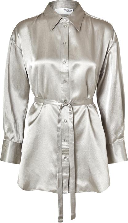 Actual product image Selected Femme Long sleeve satin blouse (38)