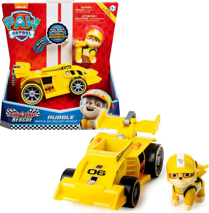 Produktbild Spin Master Rubbles Race & Go Deluxe Basis Fahrzeug mit Figur (Ready, Race, Rescue)