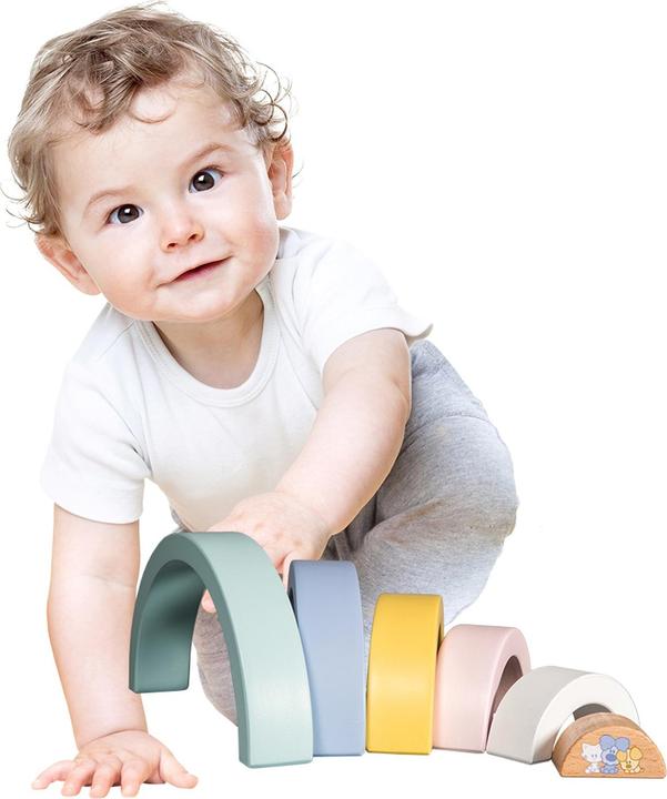 Image du produit Rubo Toys Woezel en Pip Baby Regenboog