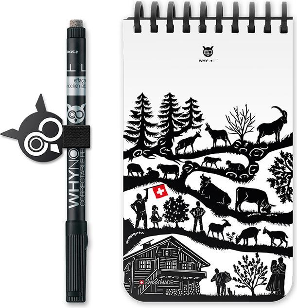 Produktbild Whynote Bloc-note effaçable de poche Poya - (9 x 15 cm)
