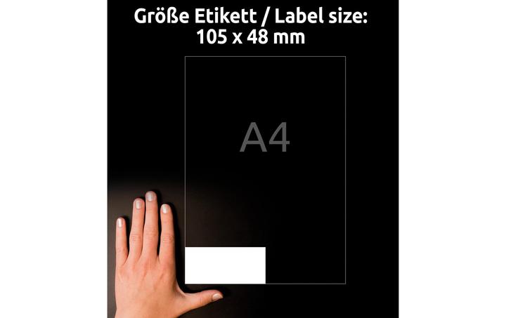 Actual product image Avery Strongly adhesive paper labels