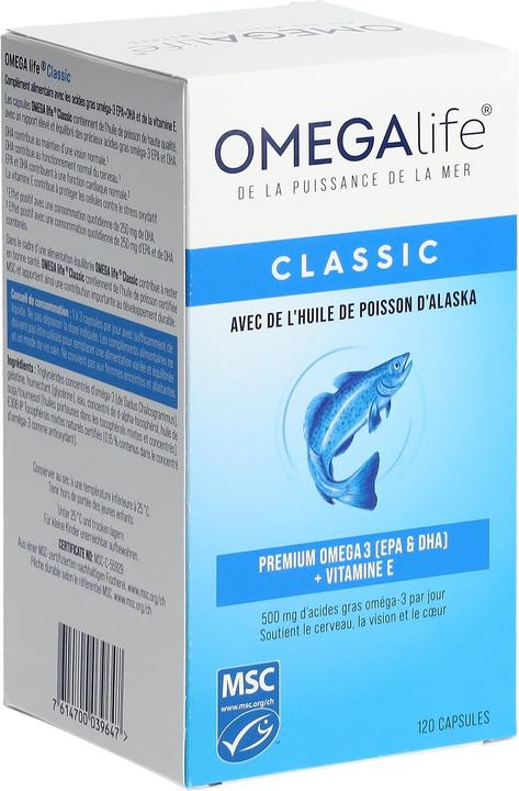 Produktbild Omega-Life Classic (120 Stück, Kapseln, 235 g)