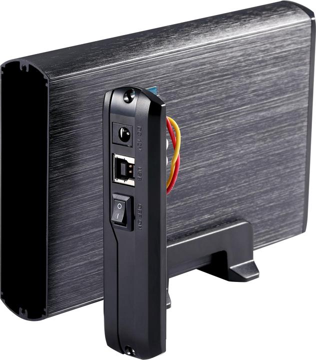 Deltaco HDD-behuizing SATA 3.5 "USB 3.0, zwart (3.5")