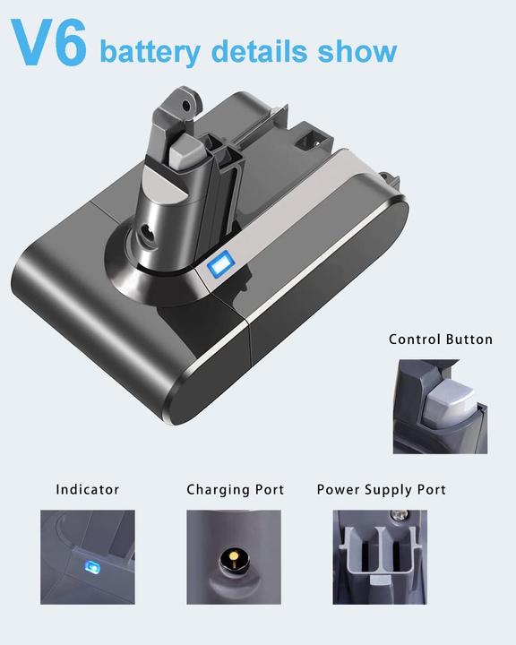 Produktbild DTK Ersatzakku fuer Dyson Staubsauger V6