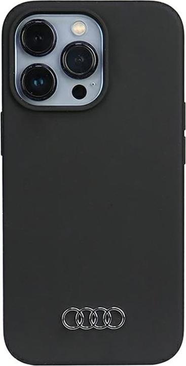 Audi Custodia in silicone iPhone 13 Pro / 13 6.1" czarny/black hardcase AU-LSRIP13P-Q3/D1-BK (Apple iPhone 13 Pro)