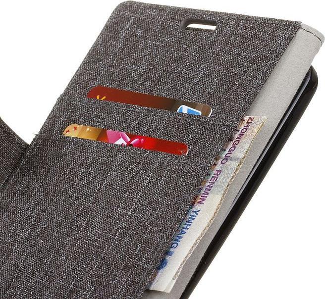 Produktbild MU Classic Leder/Stoff Handyhülle (OnePlus 5T)