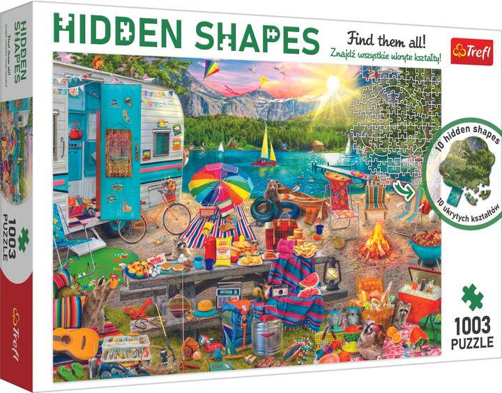 Image du produit Trefl Puzzle Hidden Shapes 1003T Voyage en camping-car 68x48cm (1000 pièces)