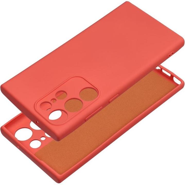 Actual product image OEM Back panel cover SILICONE case for SAMSUNG S23 Ultra peach (Samsung Galaxy S23 Ultra)