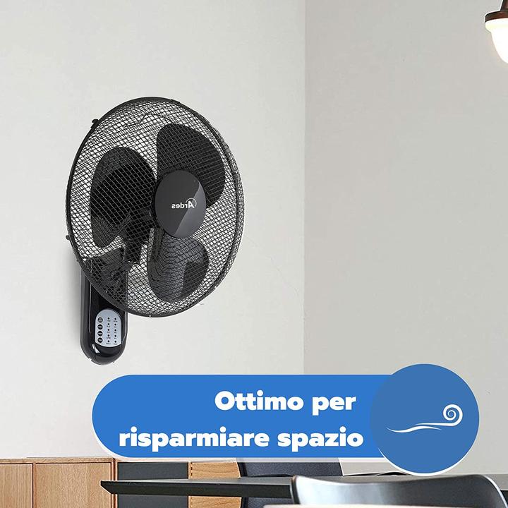 Immagine prodotto Poly Pool Ventilatore da parete AR5W40R, 40 cm (59 dB)