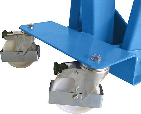 Image du produit Janssen Hydraulik-Technik Grue d'atelier BLUE, force 500 kg, châssis roulant en forme de V, système