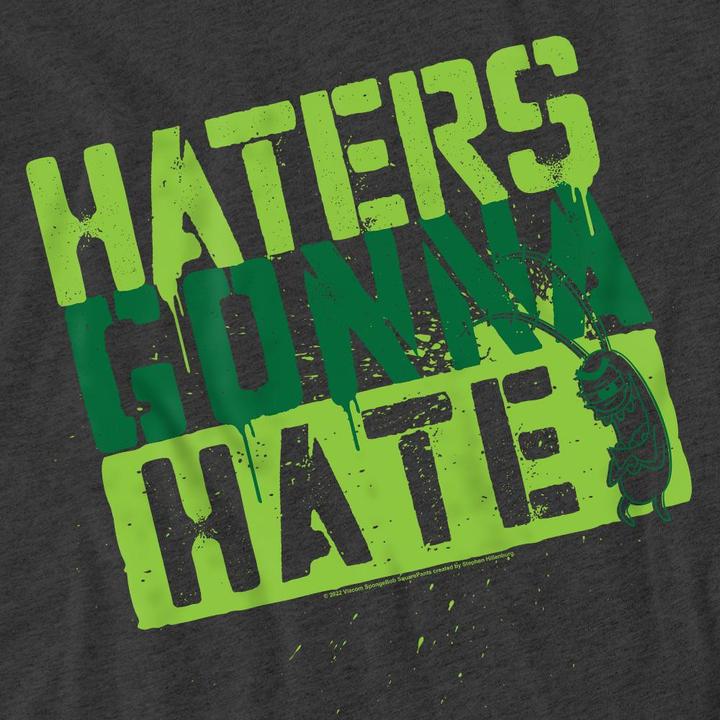 Immagine prodotto Spongebob Squarepants Haters Gonna Hate Maglietta Adulto Unisex (L)