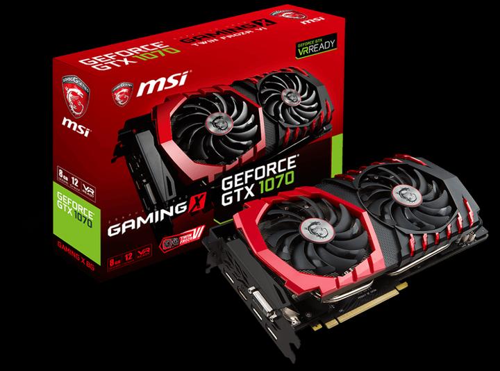 Produktbild MSI GeForce GTX 1070 GAMING X 8G (8 GB)