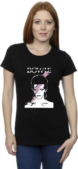 Immagine prodotto David Bowie Pink Flash Maglietta Donna (XXL)