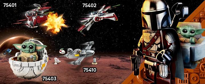 Produktbild LEGO Grogu in seiner Repulsorwiege (75403, LEGO Star Wars)