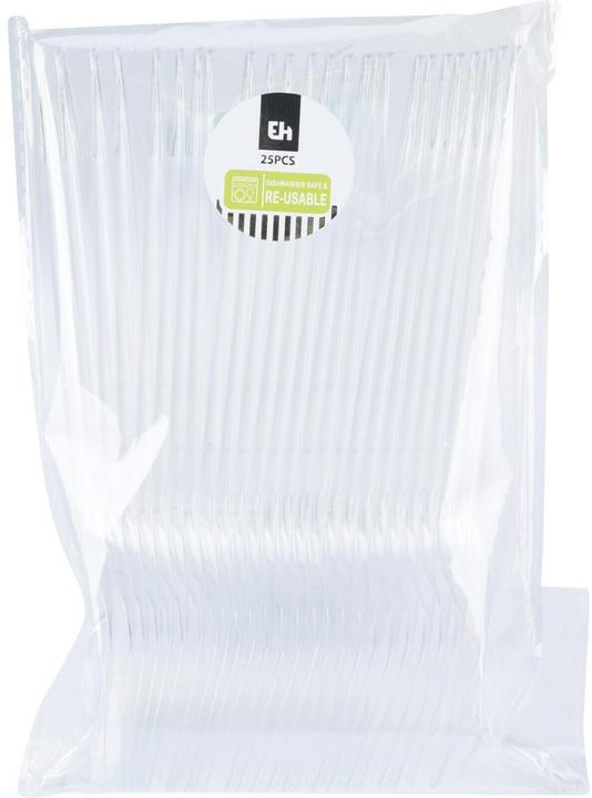 Immagine prodotto Furber Cucchiaio di plastica 25 pezzi, trasparente (25 x)