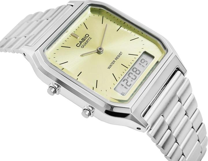 Immagine prodotto Casio Orologio da donna AQ-230A-9AMQYDF + SCATOLA (Orologio digitale, Orologio da polso analogico, 28 mm)
