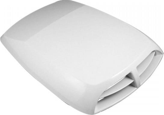 Hermex UNIVERSAL Lufthutze Dachhutze Lufteinlass Auto Deko Tuning für Motorhaube oder Dach - Weiss