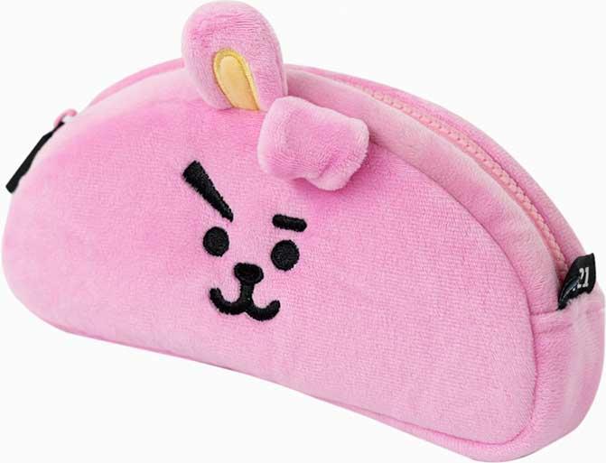 BT21 Line Friends - Pochette en peluche pour les ustensiles COOKY