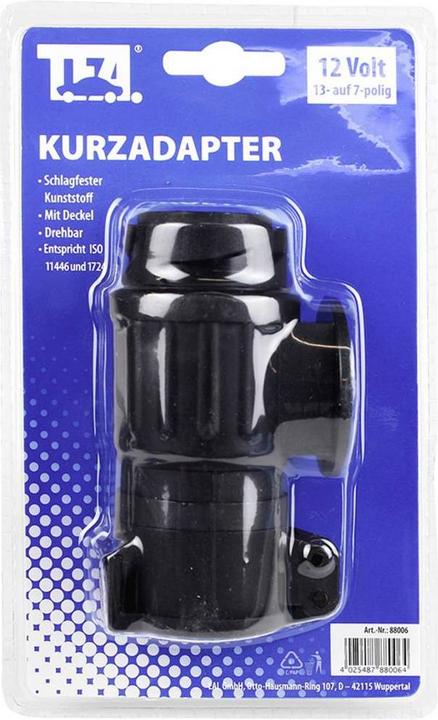 Actual product image TFA Short adapter 13- to 7-pole
