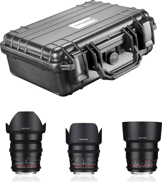 Samyang Set de base vidéo pour reflex numérique Sony E (Sony E, APS-C / DX)
