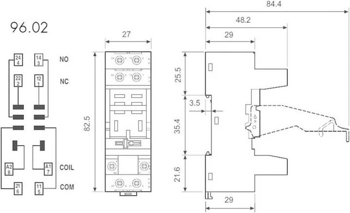 Produktbild Finder Relaisfassung