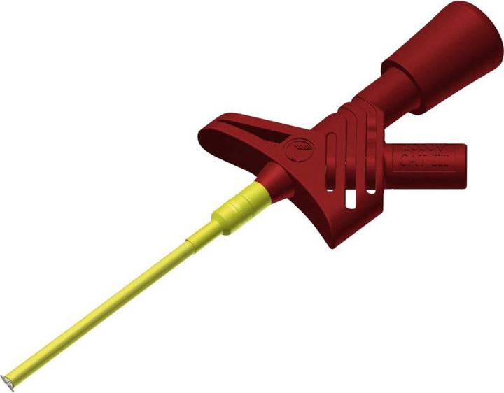 Actual product image Hirschmann Test & Measurement 2 mm safety clamp test probe, gripper, 1000V CAT III (Test prod)