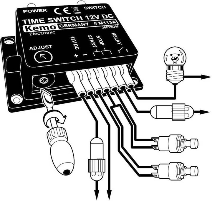 Image du produit Kemo Module interrupteur temporisé