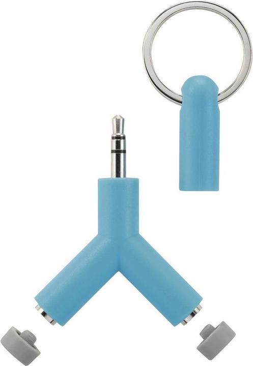 Produktbild SpeaKa Professional SpeaKa Klinke Y-Adapter Klinkenstecker 3.5 mm an 2x Klinkenbuchse 3.5 mm (Audio Splitter)