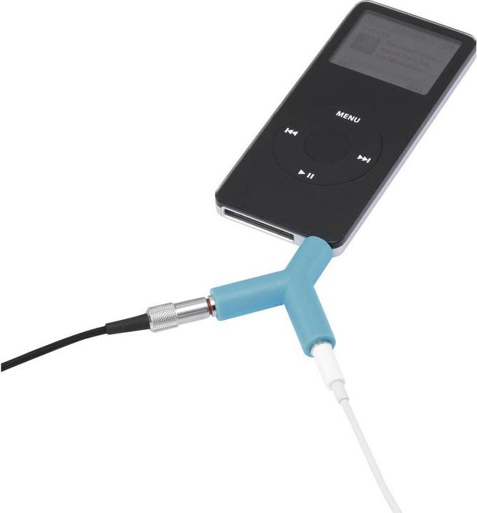 Produktbild SpeaKa Professional SpeaKa Klinke Y-Adapter Klinkenstecker 3.5 mm an 2x Klinkenbuchse 3.5 mm (Audio Splitter)