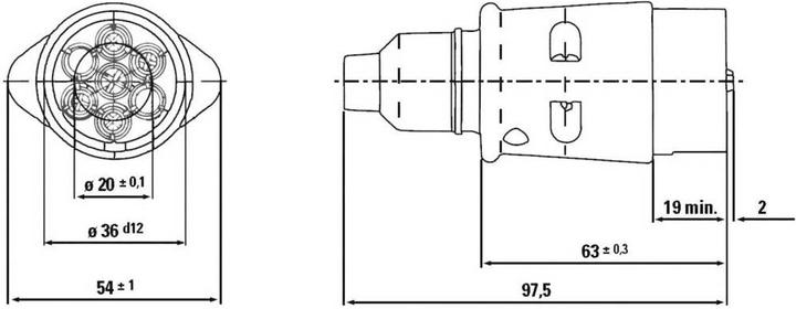 Produktbild SecoRüt Stecker 7polig