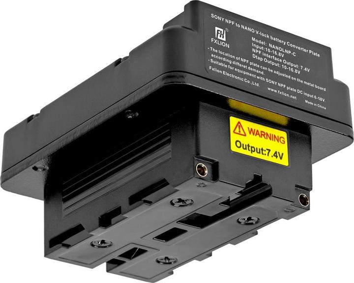 Produktbild Fxlion Nano V-Mount zu NP-F Platte (7.4V) (Diverses Video Zubehör)