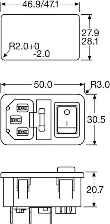 Actual product image No Name Built-in cold-device plug