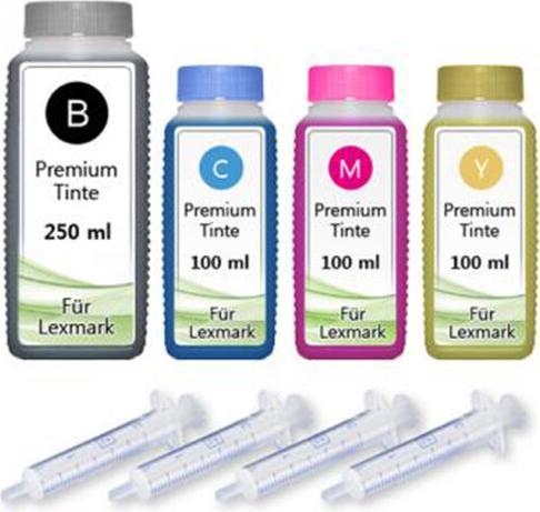 Immagine prodotto Druckfuxx 550ml Nachfüll Tinte für LEXMARK 41+42+43+44 X4850 X4875 X4950 X4975 X