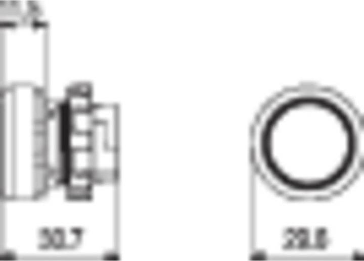 Actual product image Pizzato Elettrica Pushbutton flat E21PU2R