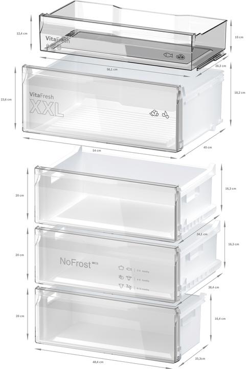 Produktbild Bosch Hausgeräte KGN49VICT (440 l)