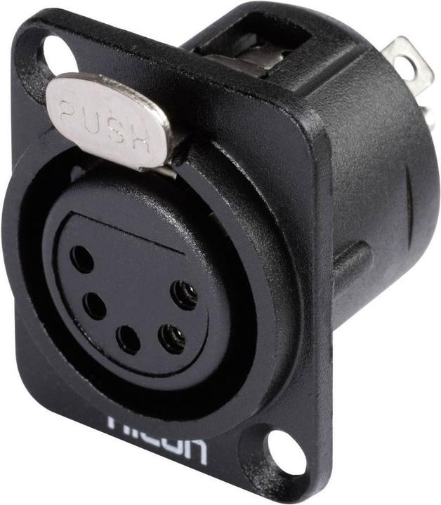 Produktbild Hicon XLR Einbausteckverbinder D-Flansch