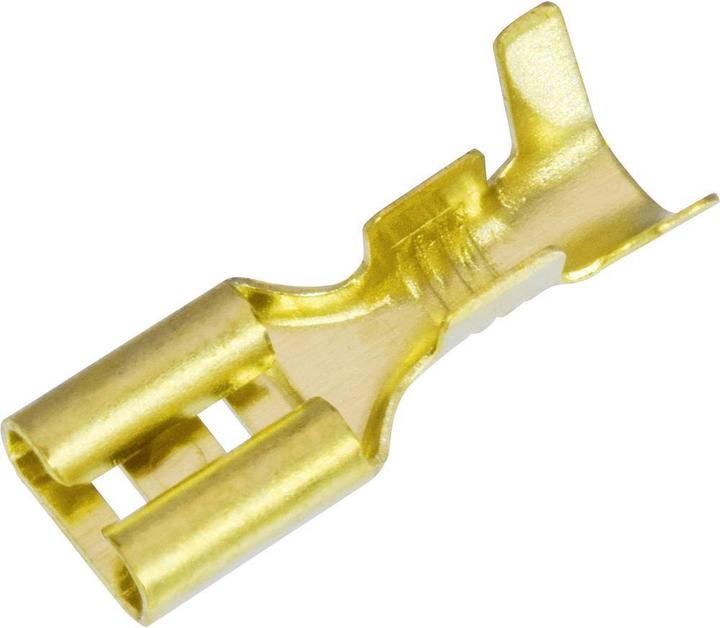 Quadrios 1908C182 Quetschverbinder-Sortiment 1.50 mm² 0.50 mm² Messing, Transparent 100 Teile