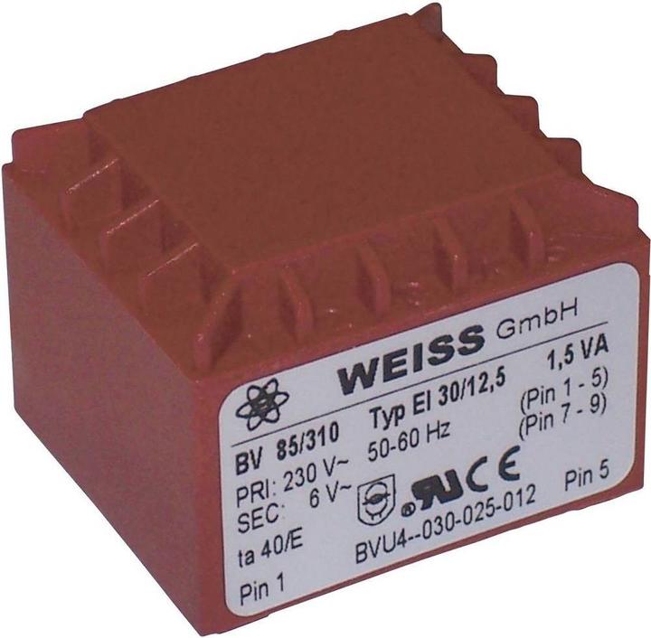 Image du produit Weiss Elektrotechnik Transformateur El 30 1.5 VA