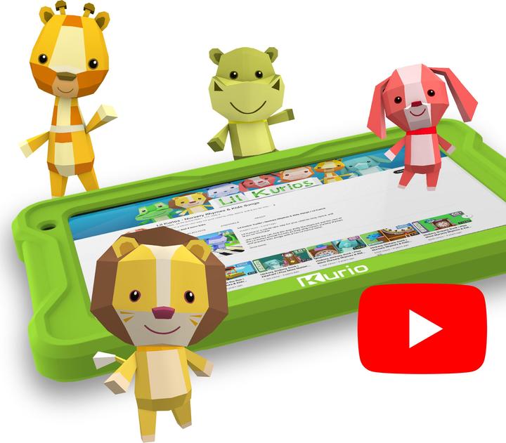 Image du produit Kurio - LA TABLETTE 7 POUCES GULLI - ANDROID 13 (7", Vert)