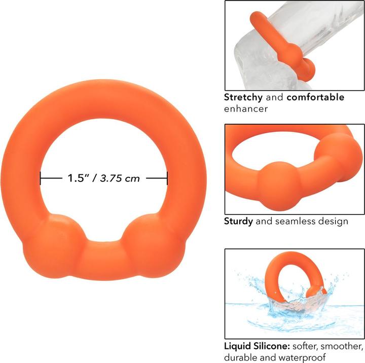 Productafbeelding CalExotics Alpha™ Vloeibare Silicone Dubbele Kogelring (3.75 cm)