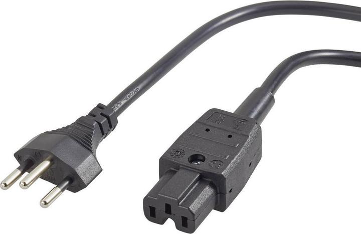 Actual product image No Name Hot appliance mains cable Switzerland (2 m)