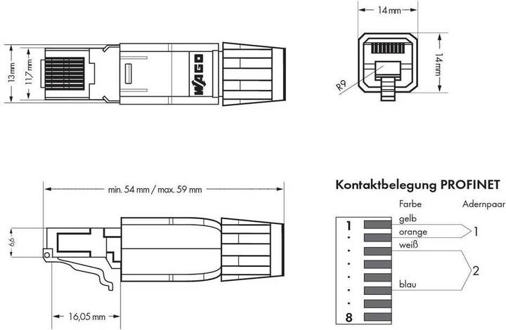 Actual product image Wago PLC connector