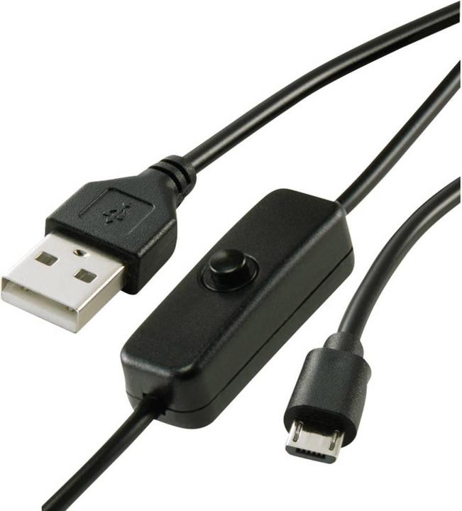 Image du produit Renkforce Câble d'alimentation Raspberry Pi (1x USB 2.0 mâle A