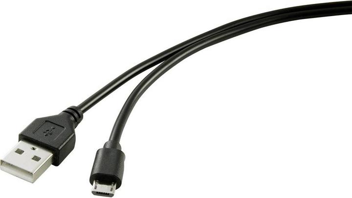 Image du produit Renkforce Câble d'alimentation Raspberry Pi (1x USB 2.0 mâle A