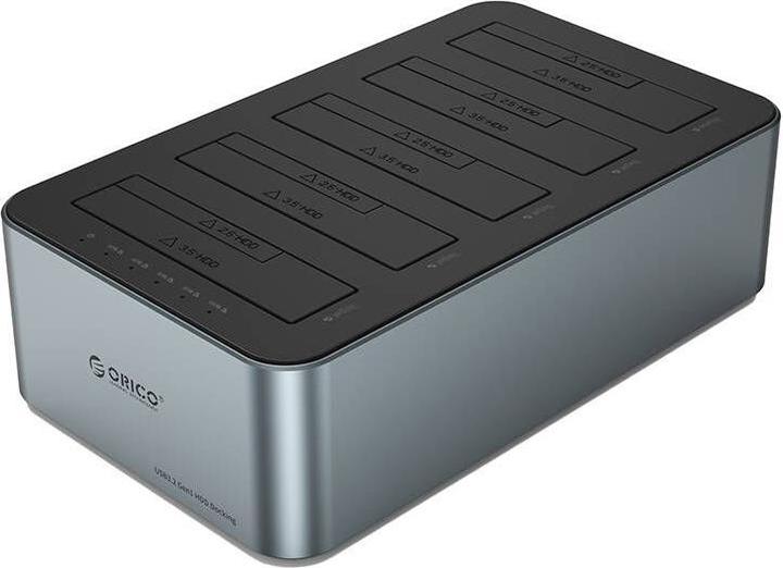Produktbild Orico docking station for 2.5" / 3.5" HDD / SSD, 5Gbps, USB-C to USB-C/A with cloning function (blac