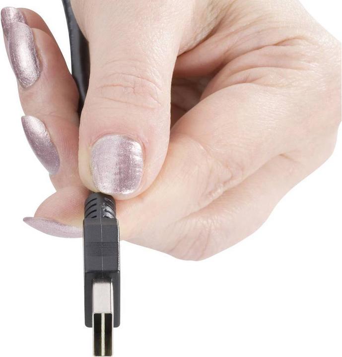 Image du produit Renkforce Câble de connexion USB 2 A/Micro-B de 1,8 m avec connecteur réversible - ne branchez plus jamais le (1.80 m, USB 2.0)