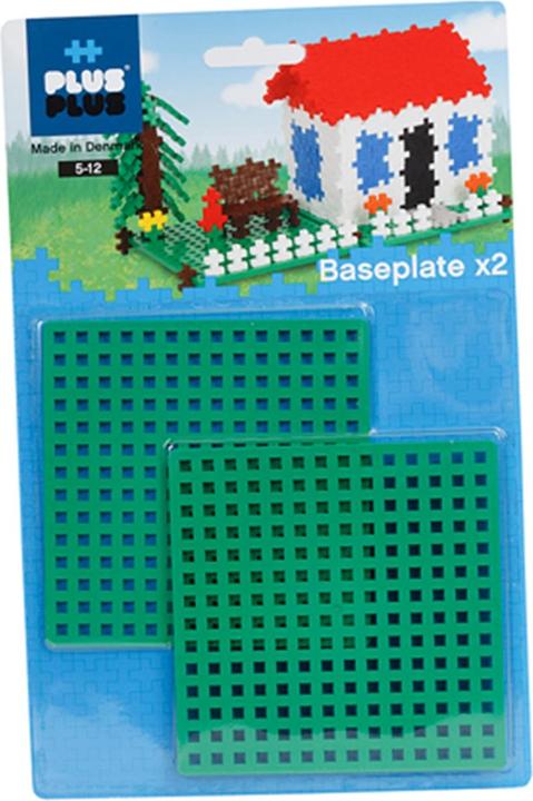 Plus-Plus Plaque de base 12x12 cm, 2 pièces