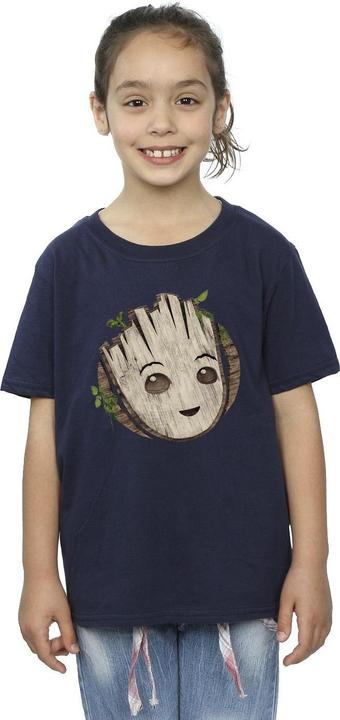 Immagine prodotto I Am Groot Wooden Head Maglietta Ragazze (140, 146)