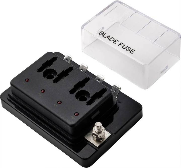 Produktbild Tru Components KFZ-Sicherungshalter mit Statusanzeige Passend für Flachsicherung Standard 30 a 32