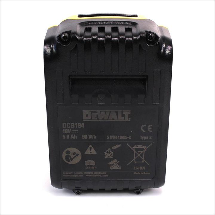 Produktbild DeWalt DCB 184 Akku 18 V 5 Ah / 5000 mAh XR Li-Ion (18 V)